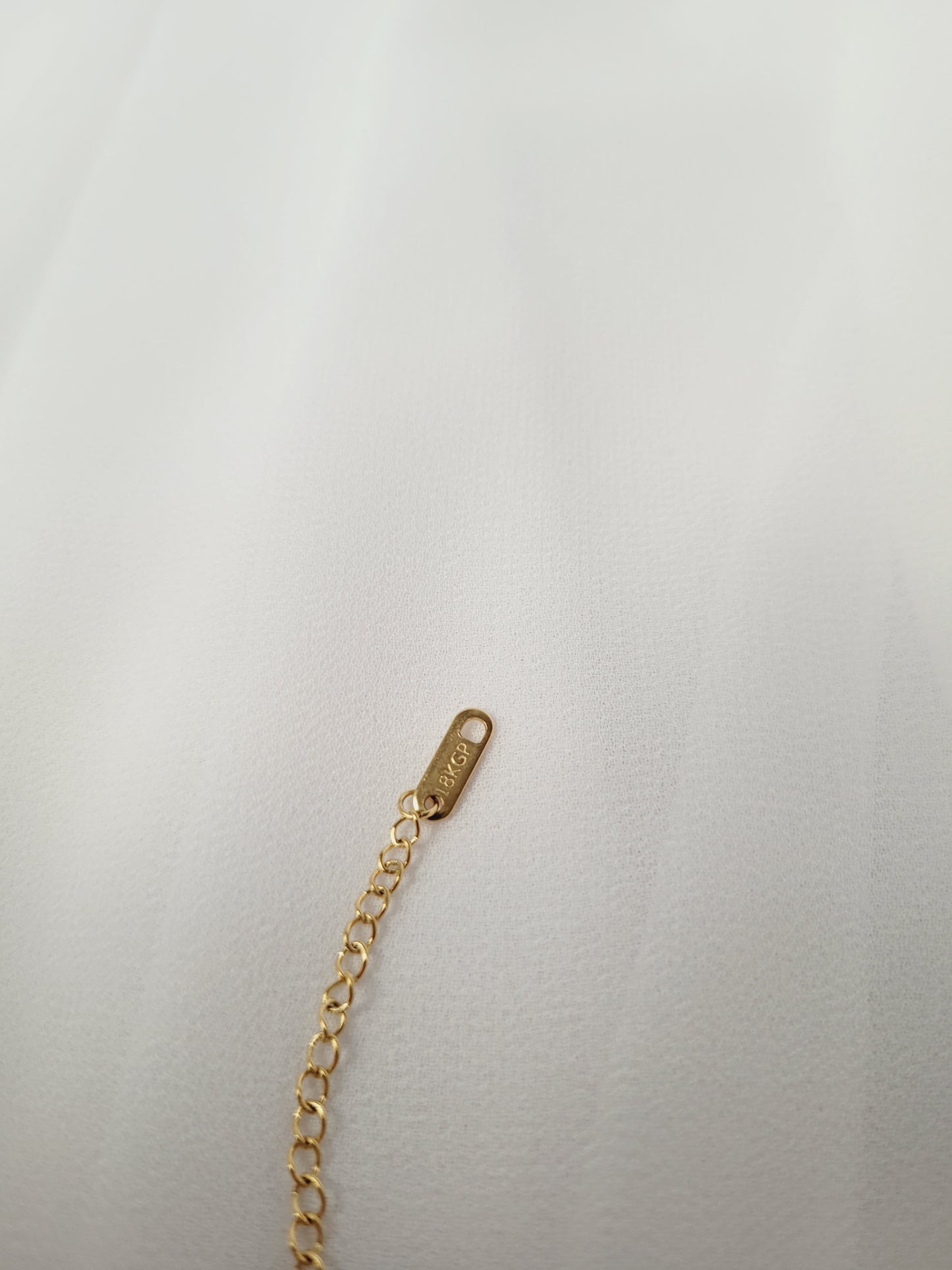 Triple white Clover chain bracelet