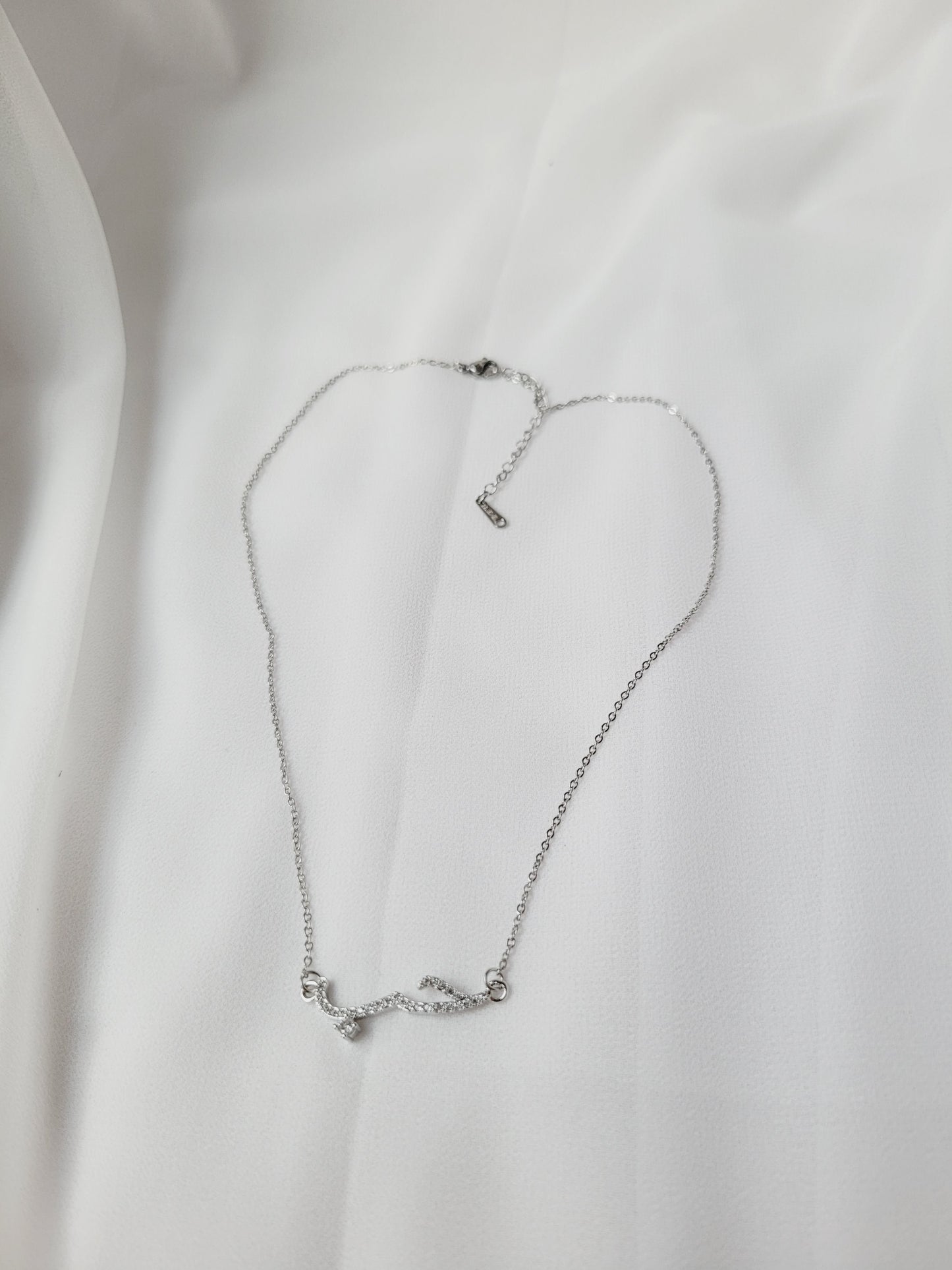 "Love" in Arabic Necklace - Silver Color ❤️