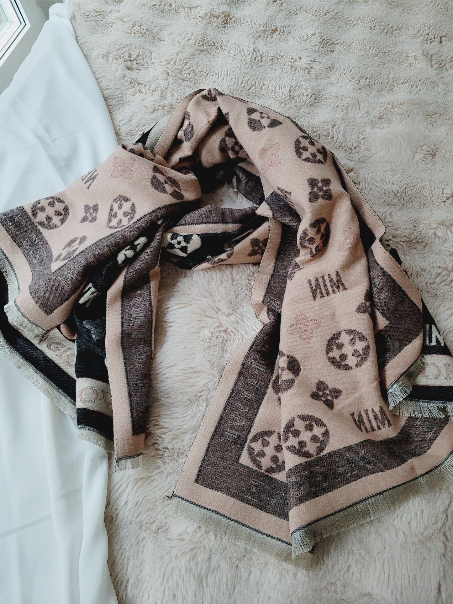 Black & Brown " Magic of Love Scarf