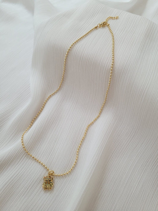 The Lucky Bear Gold Necklace - TopStyles