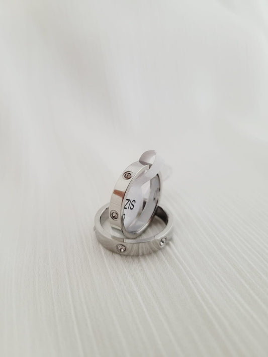 Love Ring Silver color - MultiStones - TopStyles