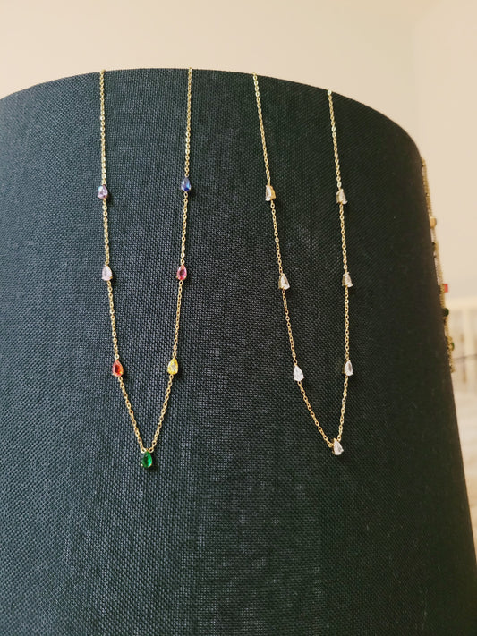 Multiple Stone Necklace